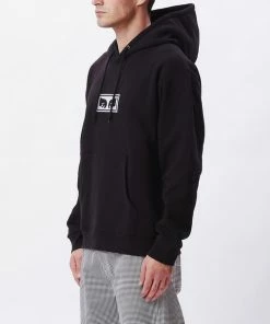OBEY Eye Logo Hood Black