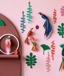 Studio Roof Mur De Curiosités Coffret De Décors Muraux Les Oiseaux