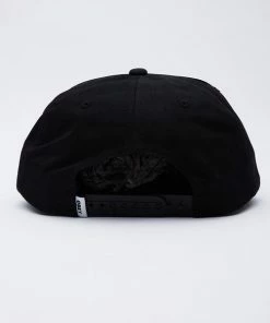 OBEY Lowercase Snapback Cap Black