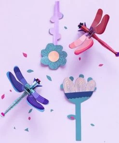 Studio Roof 3D Insect Small Sapphire Dragonfly