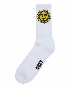 OBEY Sunshine Socks - White