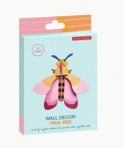 Studio Roof Pink Bee 3 D Model Kit