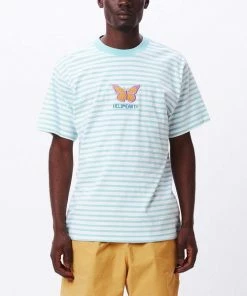 OBEY Fisher T Shirt Tranquility Blue Multi