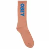 OBEY Flash Socks - Pink Amethyst / Daylight Blue 2 OBEY Flash Socks - Pink Amethyst / Daylight Blue