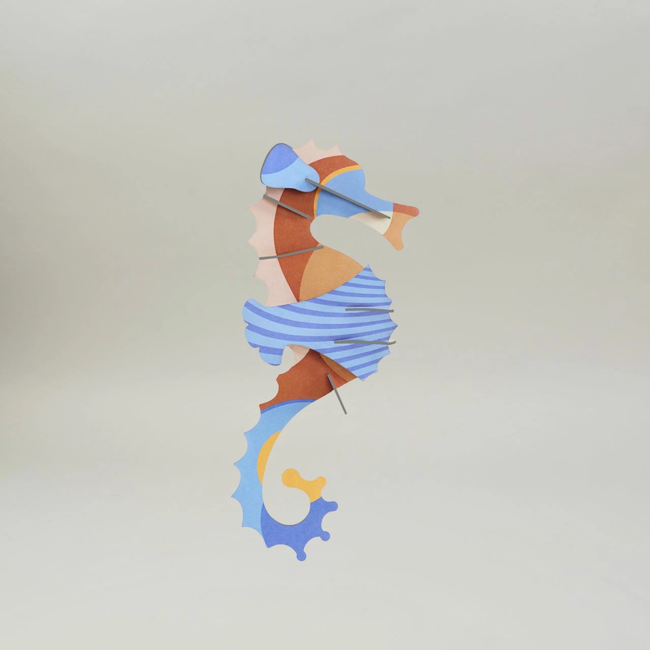 Studio Roof 3 Small Paper Fish - Set A 10 Studio Roof 3 Small Paper Fish - Set A