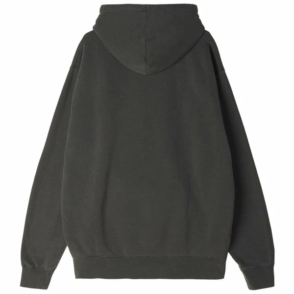 OBEY Exclamation Hood | Pigment Faded Black 3 OBEY Exclamation Hood | Pigment Faded Black