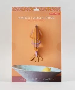 Studio Roof Paper Sea Animal – Amber Langoustine – Large 8 Studio Roof Paper Sea Animal – Amber Langoustine – Large