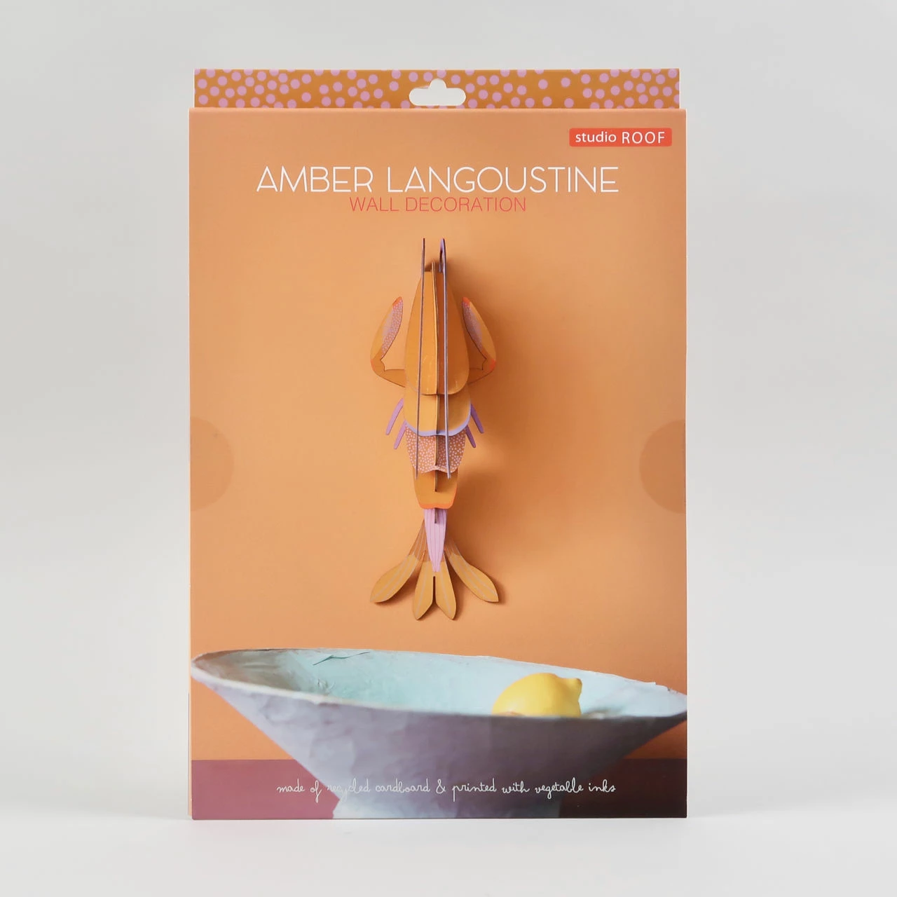 Studio Roof Paper Sea Animal – Amber Langoustine – Large 5 Studio Roof Paper Sea Animal – Amber Langoustine – Large