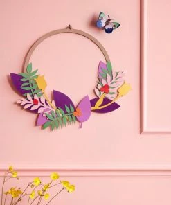 Studio Roof Blossom Wreath Wall Decoration