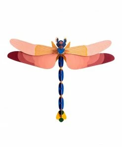 Studio Roof Paper Insect – Pink Dragonfly – Large