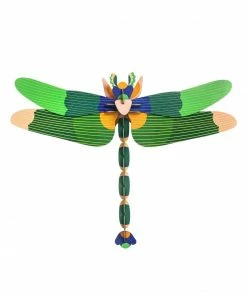 Studio Roof Paper Insect – Green Dragonfly – Large