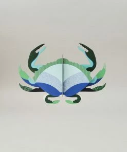 Studio Roof Paper Sea Animal – Aquamarine Crab – Large
