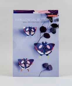 Studio Roof Paper Insect – Swallowtail Butterflies – Large 8 Studio Roof Paper Insect – Swallowtail Butterflies – Large