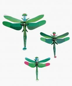 Studio Roof Insecte Décor Mural Set De 3 Giant Dragonflies