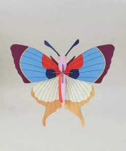 Studio Roof Paper Insect – Plum Fringe Butterfly – Large
