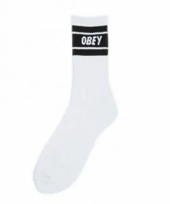 OBEY Cooper Sock - White / Black