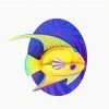 Studio Roof 3D Yellow Angelfish 2 Studio Roof 3D Yellow Angelfish