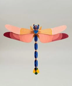 Studio Roof Paper Insect – Pink Dragonfly – Large