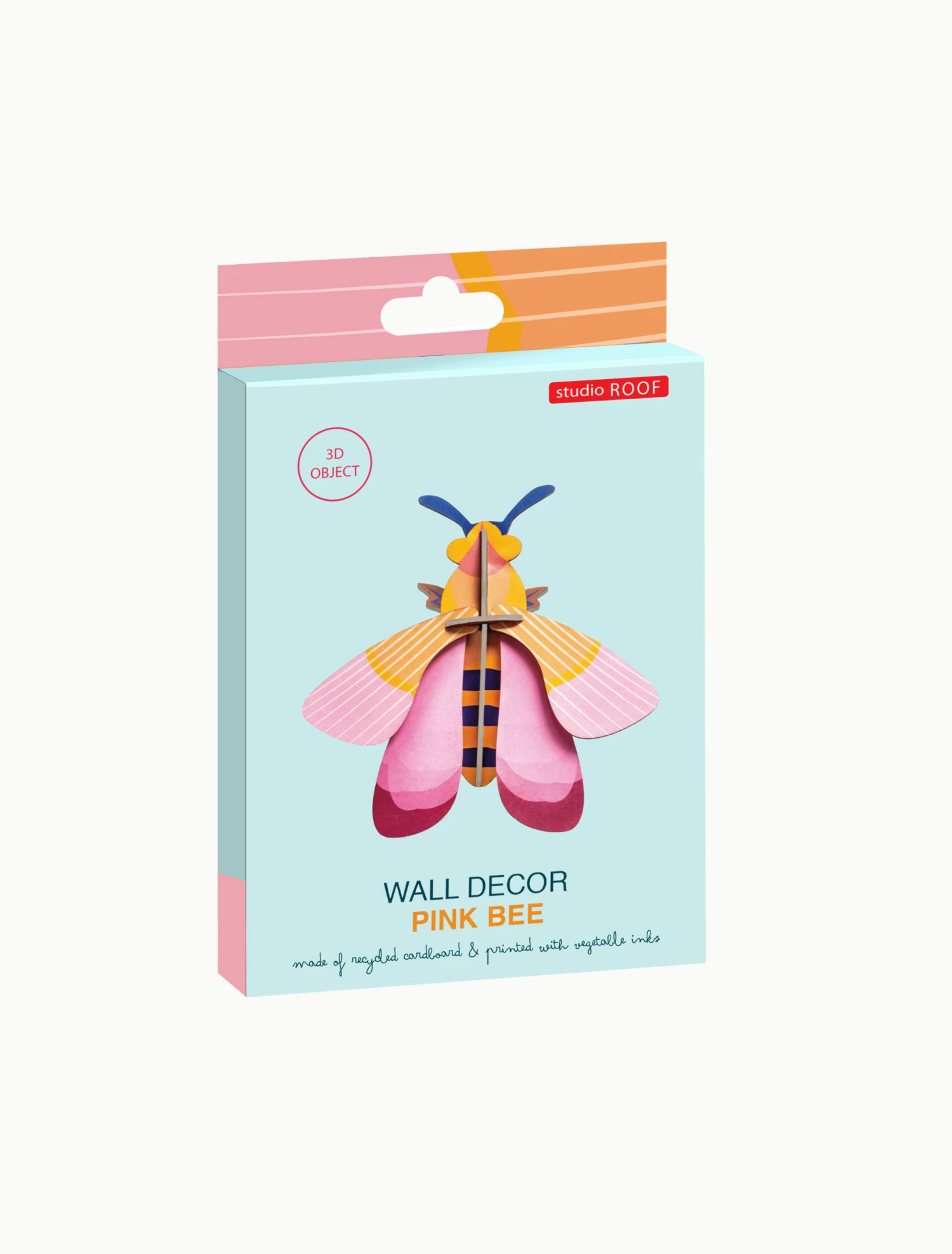 Studio Roof Small Pink Bee Wall Decoration 5 Studio Roof Small Pink Bee Wall Decoration