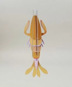 Studio Roof Paper Sea Animal – Amber Langoustine – Large