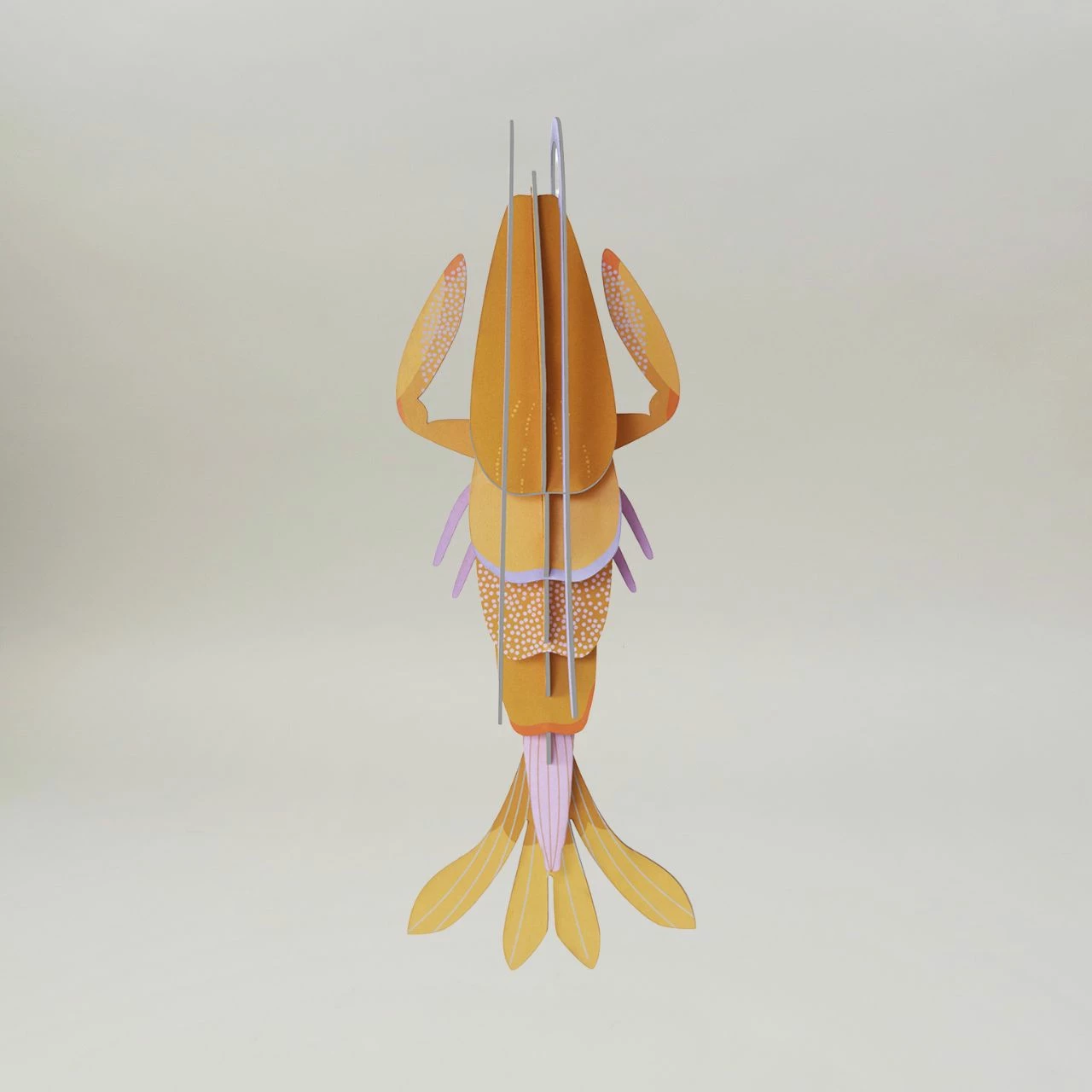 Studio Roof Paper Sea Animal – Amber Langoustine – Large 4 Studio Roof Paper Sea Animal – Amber Langoustine – Large
