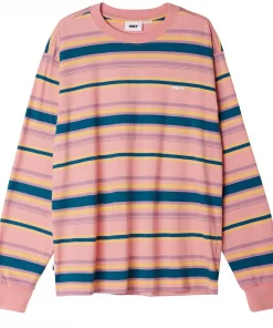 OBEY Highland Long Sleeve T-Shirt - Pink