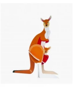 Studio Roof Pop Out Card - Kangaroo