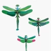 Studio Roof Set of 3 Dragonflies Wall Decor 2 Studio Roof Set of 3 Dragonflies Wall Decor