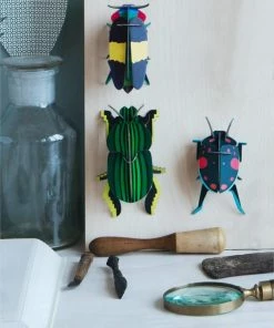 Studio Roof 3d Recycled Cardboard Insects Decor