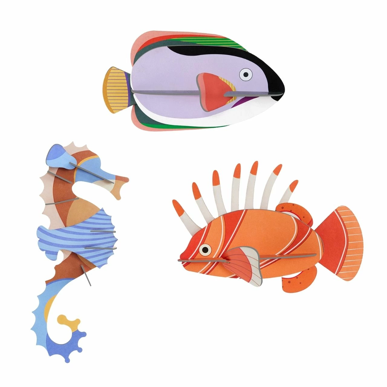 Studio Roof 3 Small Paper Fish - Set A 3 Studio Roof 3 Small Paper Fish - Set A