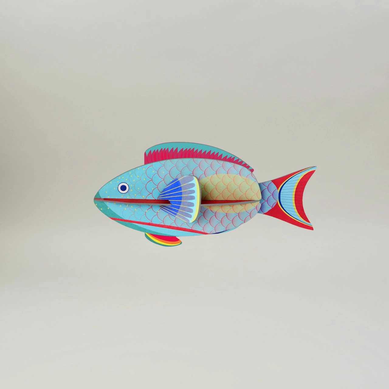 Studio Roof 3 Small Paper Fish - Set B 4 Studio Roof 3 Small Paper Fish - Set B