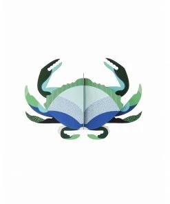 Studio Roof Paper Sea Animal – Aquamarine Crab – Large