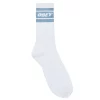 OBEY Cooper Socks - White / Good Grey 1 OBEY Cooper Socks - White / Good Grey