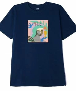 OBEY Kiyoshi T-Shirt - Navy