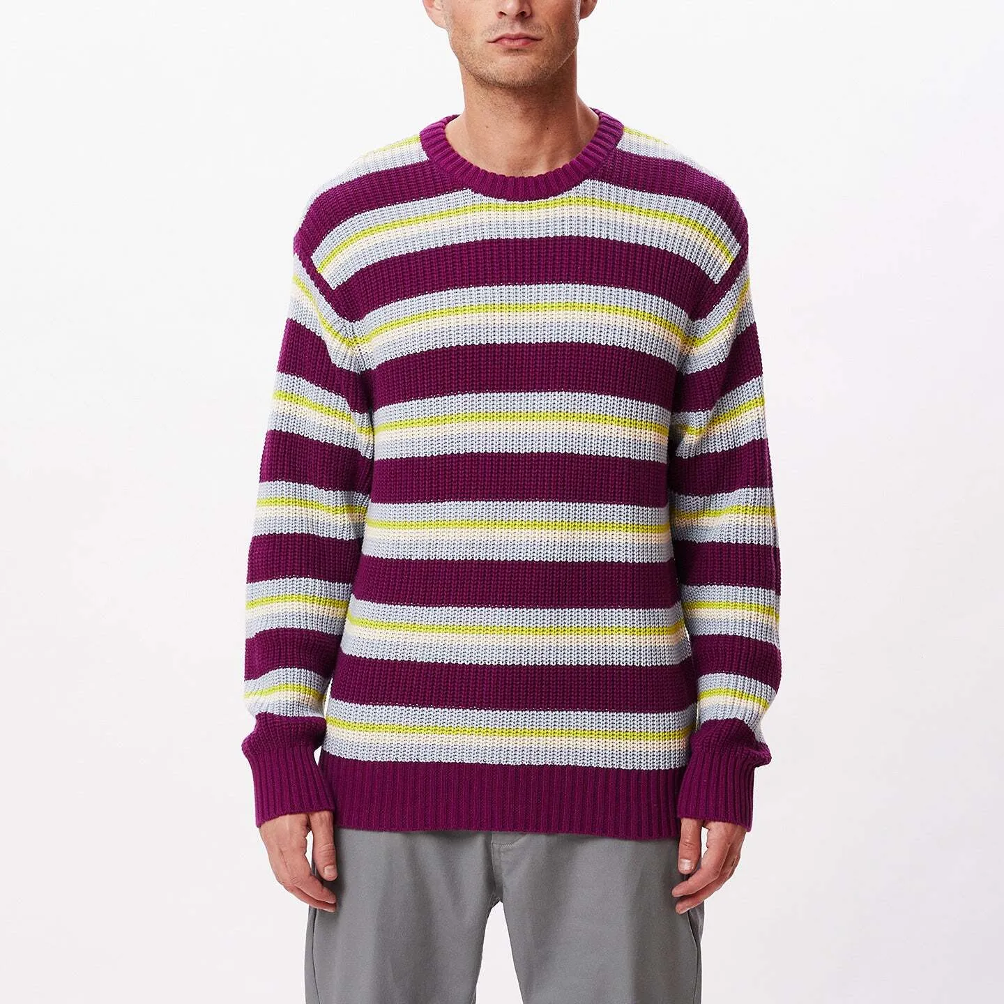OBEY Eraser Sweater - Lavender Silk Multi 6 OBEY Eraser Sweater - Lavender Silk Multi