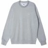 OBEY Trails Crewneck Sweatshirt - Ash Grey 2 OBEY Trails Crewneck Sweatshirt - Ash Grey