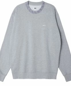 OBEY Trails Crewneck Sweatshirt - Ash Grey