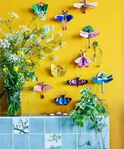 Studio Roof Small Pink Bee Wall Decoration